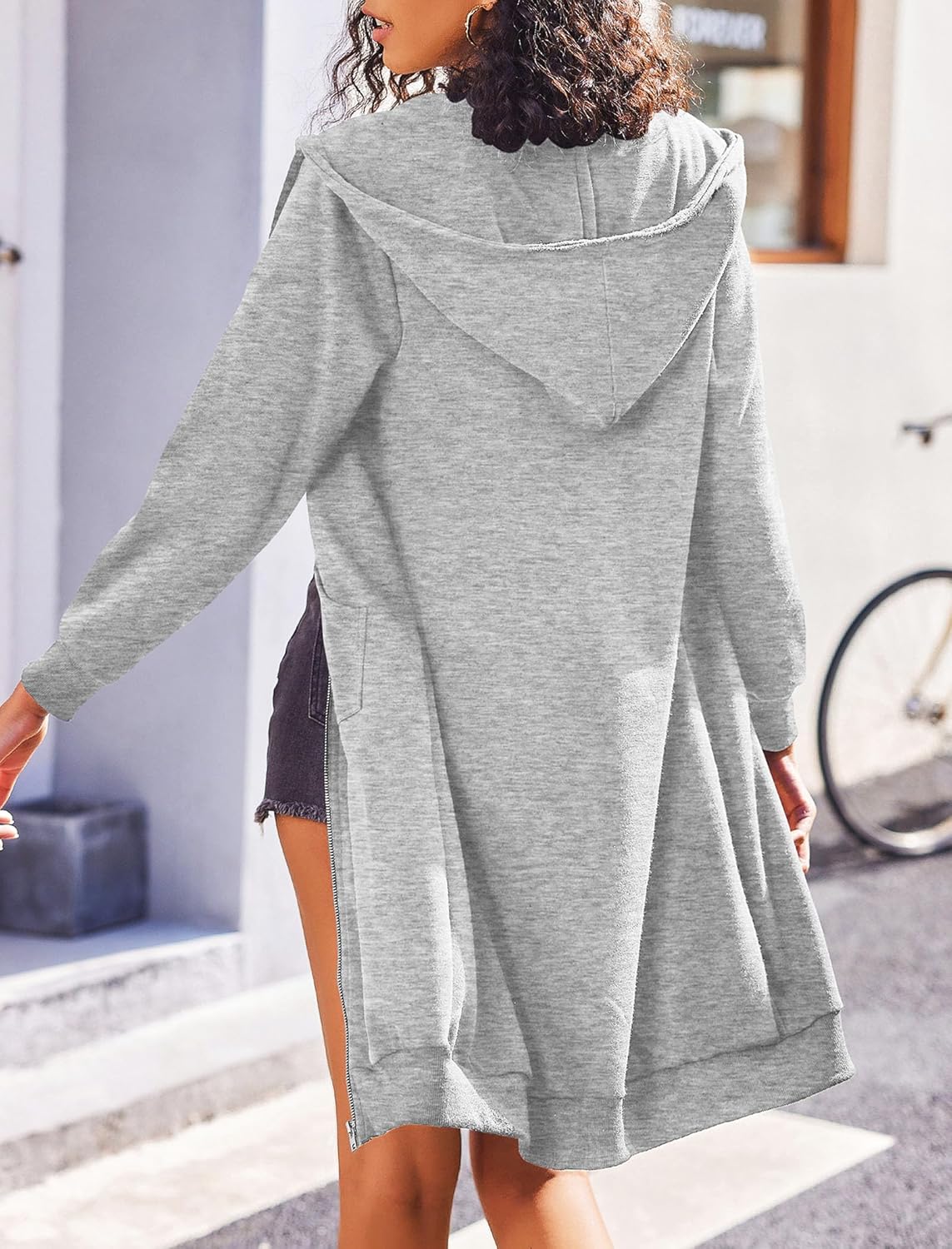 Casual Zip up Fleece Hoodie