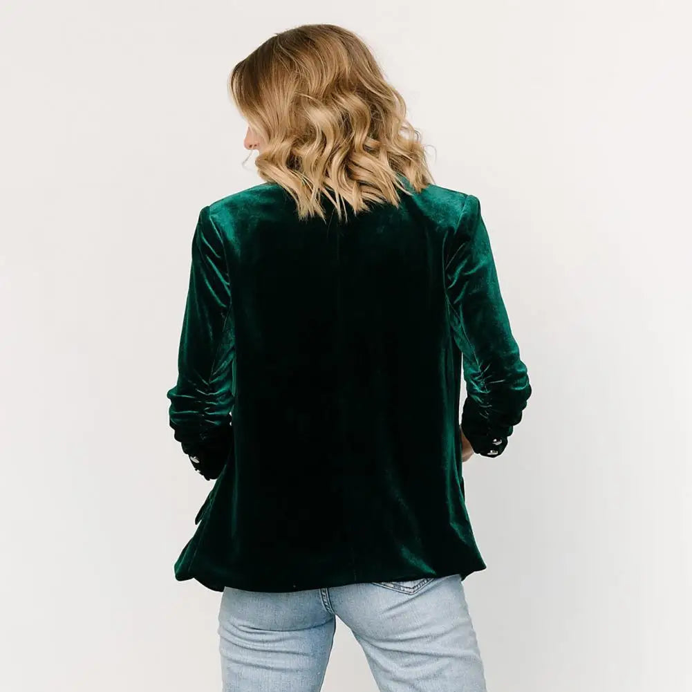 Women's Velvet Blazer