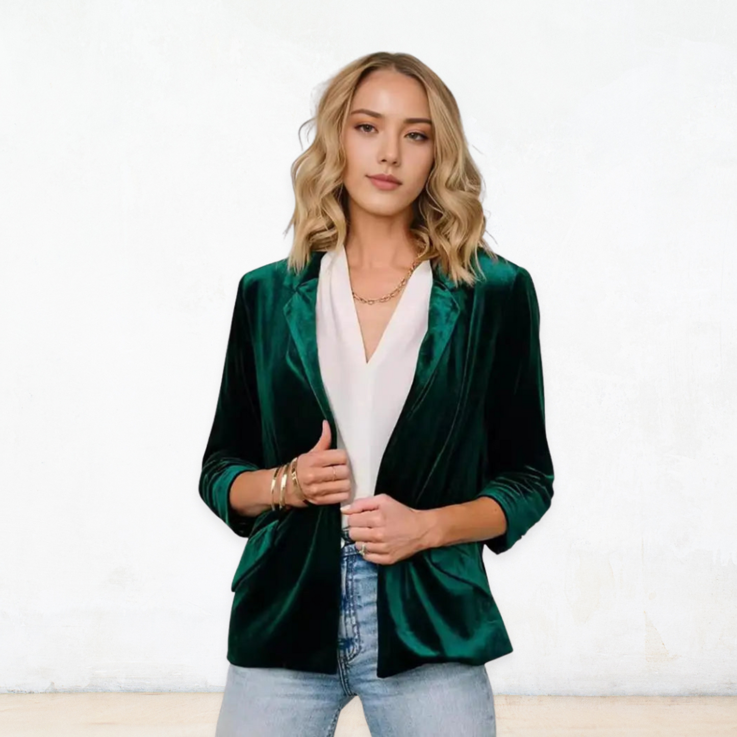 Women's Velvet Blazer